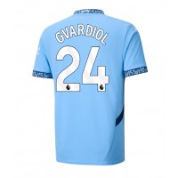 Maglia Calcio Manchester City Josko Gvardiol #24 Prima Divisa 2024-25 Manica Corta